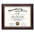 GraduationMall 8.5x11 Certificate Diploma Frame- Real Wood  and  UV Protection Acrylic- Cherry Finish with Gold Trim