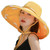 Women's Sun Hat Packable Reversible Bucket Hat UV Sun Protection Wide Brim Summer Beach Cap -One Side-Dot Yellow-