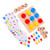 Toyvian 1 Set Wooden Color Sorting Toy Shape Sorter Toys Montessori Color Recognition Stacker Early Educational Block Puzzles for Kids