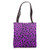 Leopard Skin Tote Bag Cheetah Animal Print Pattern purple Tote Bag
