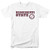 Mississippi State University Official Block Text Unisex Adult T Shirt-White- X-Large