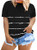 Happy Sailed Womens Plus Size T Shirts Casual Crew Neck Short Sleeve Striped Loose Tops Blouse-2X Black