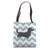 Dachshund Long Haired Dog Mom Dad Teal Wave Cute Pet Gift Tote Bag