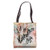 Let The Adventure Begin Vintage Map Design Tote Bag