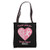 I Wear Pink Ribbon Heart Cool Breast Cancer Awareness Gift Tote Bag