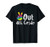 Peace Out 4th Grade Tie Dye Graduation Class Of 2021 Virtual T-Shirt