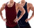 LecGee Men's Muscle Tank Top 2 Pack Gym Workout Bodybuilding Training Dry Fit Y-Back Sleeveless Shirts