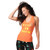 Zumba Fitness Soft Graphic Print Dance Workout Active Racerback Tops for Women- Tangerine 0- M