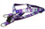 FlyFree STRIPE-PURPLE-MULTI2-H Stripe Dog Harness44- Purple - Small