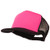DECKY Flat Bill Neon Trucker Cap - Black Pink OSFM