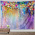 Large tapestry wall hanging watercolor- Abstract Colorful Floral Wall Tapestry Home Decor for Bedroom Living Room Wall Art Blanket- 71 x 80