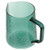 DOITOOL Glass Measuring Cup Milk Frothing Pitcher Steaming Pitcher Milk Frother Cup Frothing Jug with Handle for Espresso Machine Latte Milk 500ml Green
