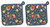 Now Designs Basic Potholder, Set of Two, Midnight Garden