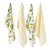 DII Lemon Bliss Kitchen Collection- Assorted Dishtowel Set- 4 Piece