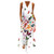 Maxi Dress Summer for Women-AODONG Dresses for Women Casual- Women's Gradient V Neck Long Maxi Dress Sleeveless Plus Size Summer Party Cami Long Dress White