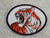 Orange TIGER Cat Embroidered Iron-on Patch