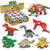 Dinosaur Figure Building Blocks Jurassic Dinosaurs Egg Educational STEM Dino Party Toys for Kids Gift for Boys