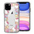 WiLLBee Compatible with iPhone 11 Pro Max Case -6.5inch- Hello Kitty Cute Border Clear TPU Soft Jelly Cover - Border Hello Kitty