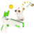 USWT Interactive Funny Cat Stick Cat Toy with Feathers Cats Toys Pet Supplies Funny Cat Ball