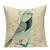 Acelive 16 x 16 Inches Throw Pillow Covers Modern Vintage Bird Stand on The Tree Branch Painting Cotton Linen Decorative Pillow Cases