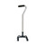 DuraCare Premium Adjustable Small Base Walking Quad Cane Silver Walking Aid Stick