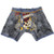 Ed Hardy Men's Premium Love Kills Slowly Boxer Brief- Blue- Medium