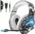 Gaming Headset- PS4 Games Headset Xbox One Headset with Noise Cancelling Mic- Stereo Surround Sound  and  LED Light- Soft Memory Earmuffs- Gaming Headphones PC Headset for PS4 PS5 Xbox One PC Laptop Mac