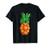 Pineapple Basketball Shirt Hawaiian Aloha Beach Gift Hawaii T-Shirt