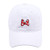 Concept One Disney's Minnie Mouse Bows Embroidered Cotton Adjustable Dad Hat with Curved Brim- White- One Size