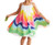 Toddler Baby Girl Beach Dress Kids Summer Casual Sleeveless Strap Rainbow Sundress -5-6 Years- Colorful- Toddler Baby Girl Beach Dress Kids Summer Casual Sleeveless Strap Rainbow Sundress -5-6 Years- Colorful-