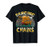 Vintage Disc Golf Basket Banging Chains Halloween Skeleton T-Shirt
