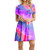 FONMA Summer Dresses for Women Tie-dye Casual T Shirt Dresses Short Sleeve Swing Dress Purple FONMA Summer Dresses for Women Tie-dye Casual T Shirt Dresses Short Sleeve Swing Dress Purple