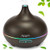 Diffusers for Essential Oils- 550ml Oil Diffuser Cool Mist Humidifier- Essential Oil Diffuser with 4 Timer  and  7 Lights- Aromatherapy Diffuser for Office Home