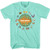 Nickelodeon Mens 90's Classic Shirt - Rugrats- Reptar- Ren  and  Stimpy- and Hey Arnold Vintage T-Shirt -Celadon- Large-