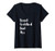 Womens Board Certified Behavior Analyst Gift Idea - BCBA V-Neck T-Shirt