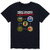 Boy Scouts of America Zombie Apocalypse Merit Badges - Men's Short Sleeve Graphic T-Shirt Black
