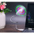 Portable LED USB Fan RGB Mini Rainbow Flexible Gooseneck Cooling Flashing Fan for PC Laptop Notebook Desktops