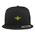 Trendy Apparel Shop Bee Embroidered 5 Panel Flat Bill Trucker Mesh Back Cap - Black