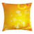 Ambesonne Orange Throw Pillow Cushion Cover- Abstract Composition with Circles Dots Energetic Colors Sunburst- Decorative Square Accent Pillow Case- 16inch X 16inch- Orange Yellow White