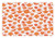 Ambesonne Tea Pet Mat for Food and Water- Old Fashioned Classic Ornament Teapots Ceramic Antique Teatime Beverage Pattern- Rectangle Non-Slip Rubber Mat for Dogs and Cats- Orange Rust White