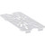 Cambro 30PPD190 1/3 Size Polycarbonate Drain Shelves, Translucent (6/Case)