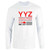 Pop Threads YYZ Toronto Airport Code Since 1937 Travel White L Full Long Sleeve Tee T-Shirt