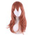 ZIFUNMUR Chainsaw Man Wig Angel Devil Cosplay Wig Unisex Long Dark Orange Heat Resistant Synthetic Hair Halloween Costume Props