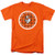 Sam Houston State University Official Plaid Badge Unisex Adult T Shirt- Orange- Large