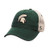Michigan State Spartans Summertime Adjustable Snapback Cap - NCAA Trucker Mesh- One Size Baseball Hat