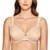 DELIMIRA Women's Smooth Unlined Full Coverage Underwire Plus Size Minimizer Bra Light Beige 44D