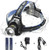 WASAGA Head Torch- 2000 Lumen Zoomable Rechargeable LED Headlamp Headlight Flashlight- Waterproof Adjustable LED Headlamp- Perfect for Running- Camping