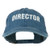e4Hats.com Director Embroidered Washed Cotton Cap - Navy OSFM