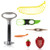 Fruit Slicer Peeler Set of 7- Includes Pineapple Corer and Slicer Tool- Avocado Slicer- Orange Peeler- Banana Slicer- Strawberry Slicer- Strawberry Huller- Kiwi Peeler- BPA Free- Dishwasher Safe.