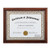 RPJC 8.5x11 Document Frame/Certificate Frames Made of Solid Wood High Definition Glass and Display Certificates, Standard Paper Frame Brown